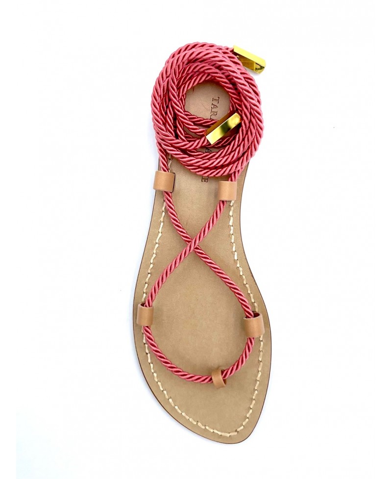 Natural leather heeled...