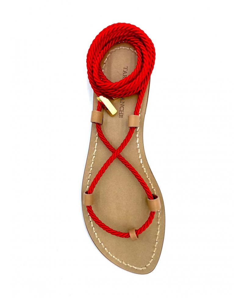 Natural leather heeled...