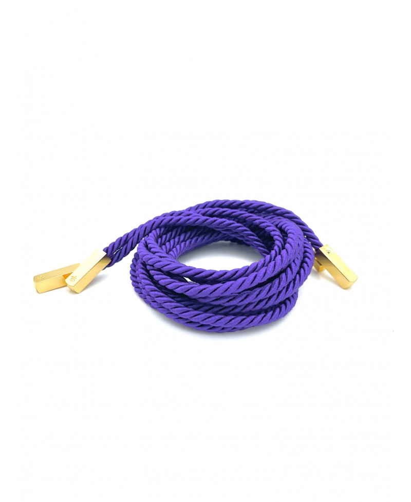 Corde satin violette