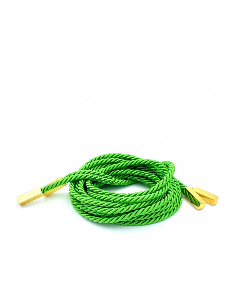 Corde satin vert lichen