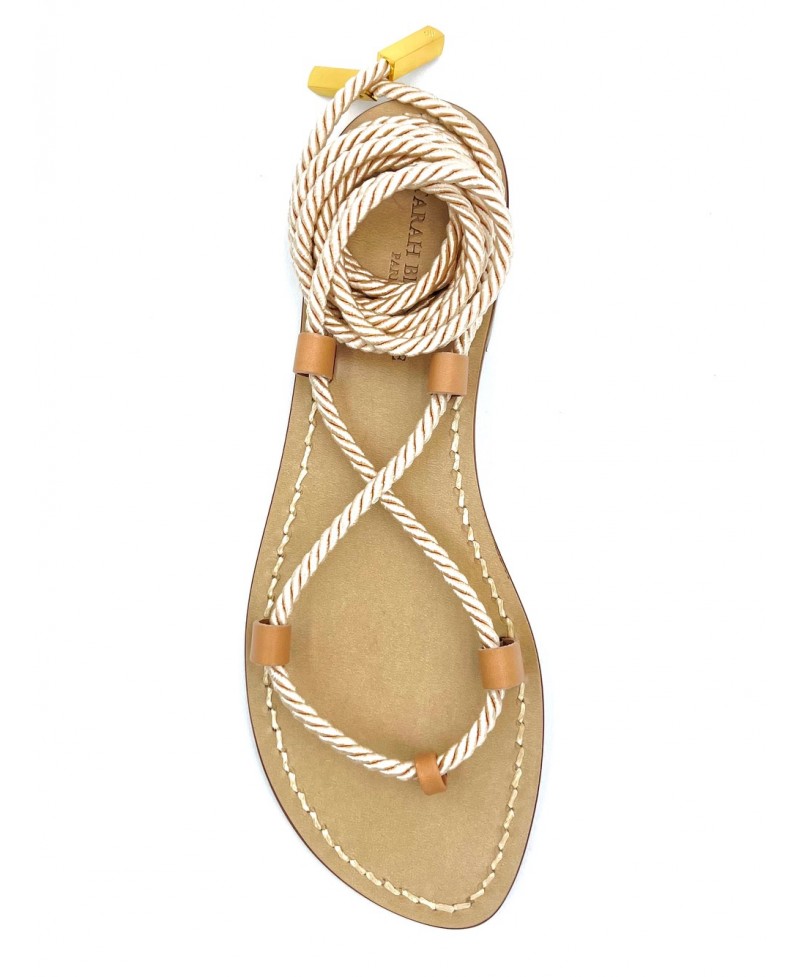 Natural leather gladiator...