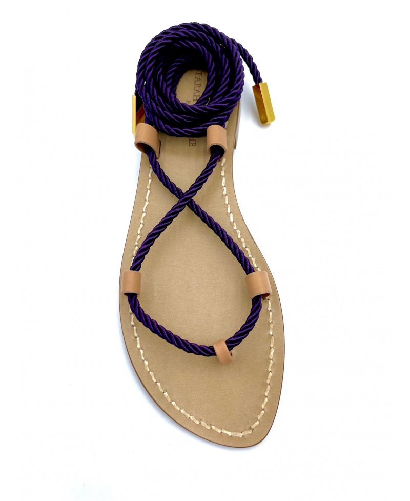 Natural leather gladiator...