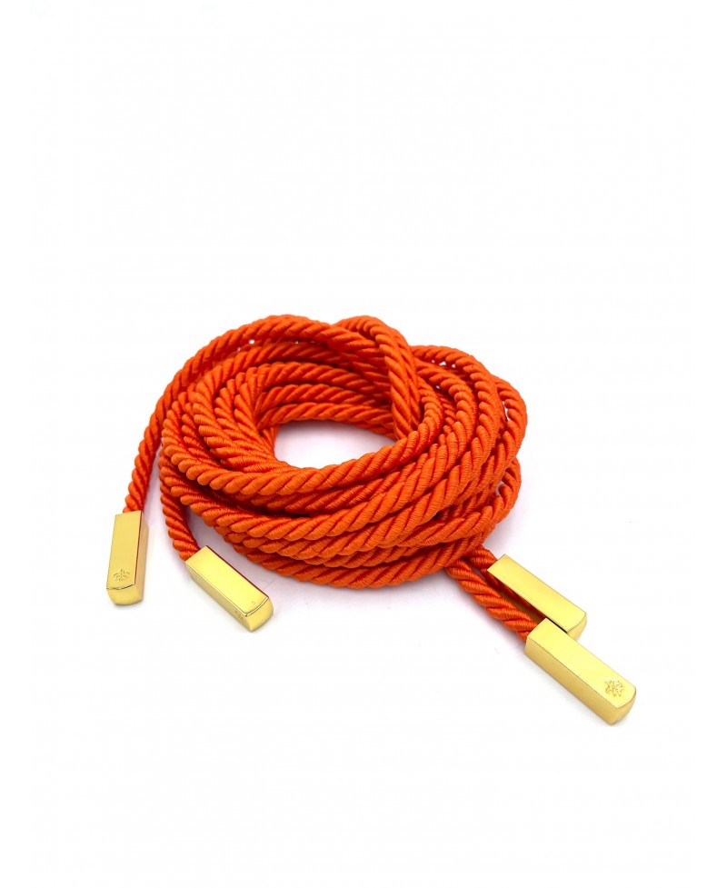 Corde satin orange