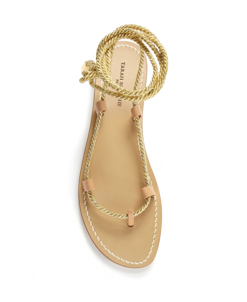 Natural leather heeled...