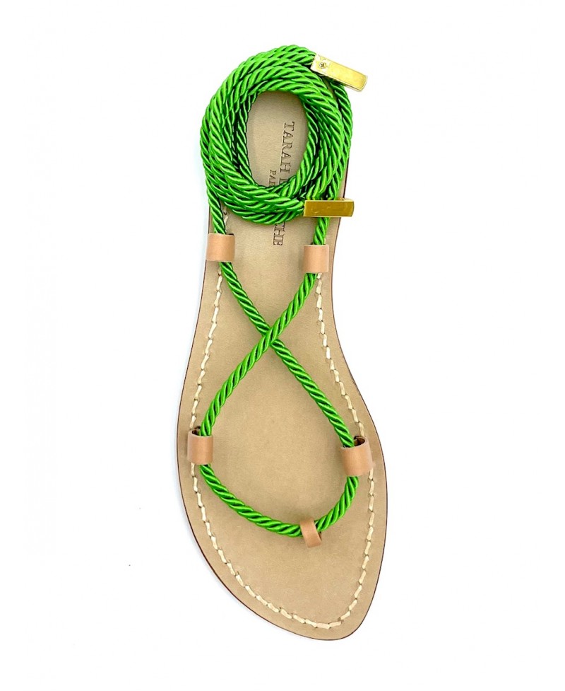 Natural leather heeled...